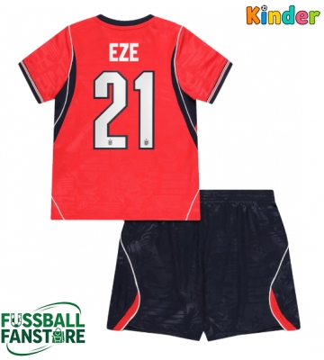 England Eberechi Eze #21 Replik Auswärtstrikot Kinder WM 2026 Kurzarm (+ Kurze Hosen)